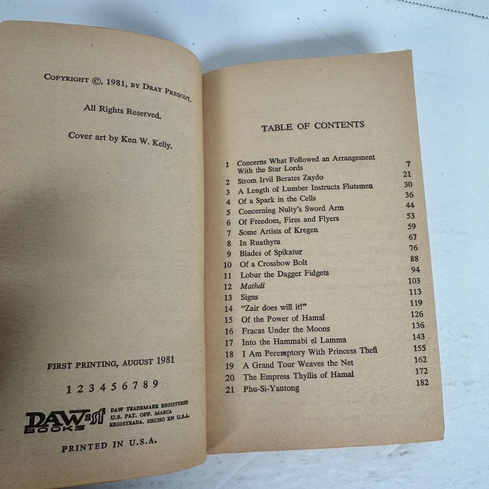 Dray Prescot 25 26 Legions Allies of‎ Antares 1981 1st Print DAW Sci-Fi Books